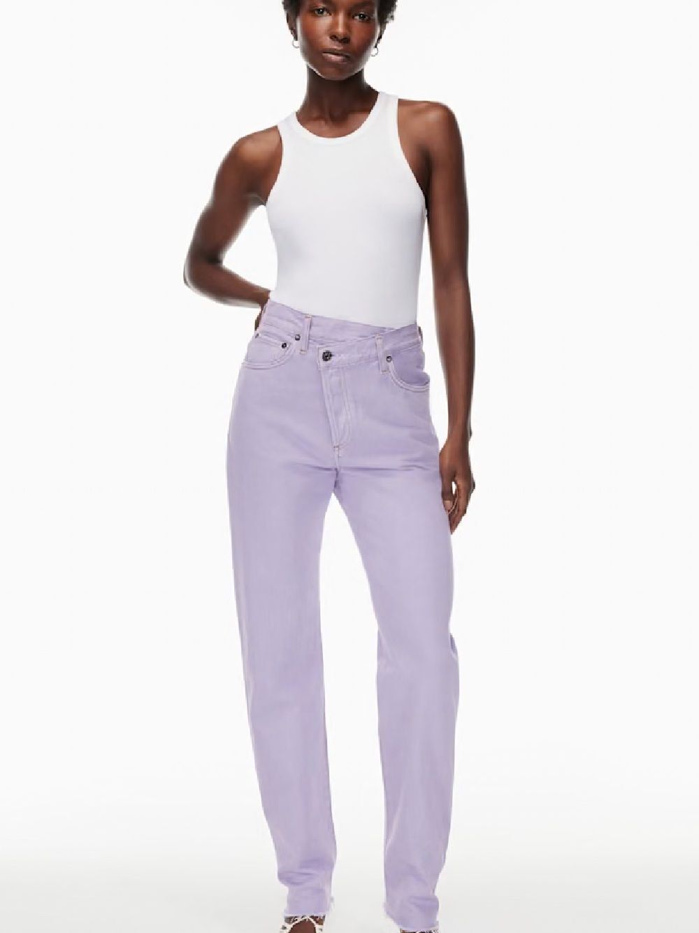 AGOLDE | Criss Cross Straight Lavender Jeans - Size 23